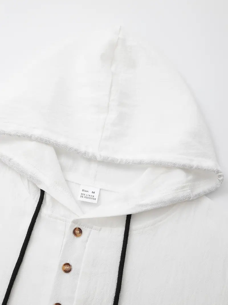 [COMPRA 1 Y LLEVATE 2] - Palermo Linen | Camisa con Capucha La Costa + Pantalón Casual